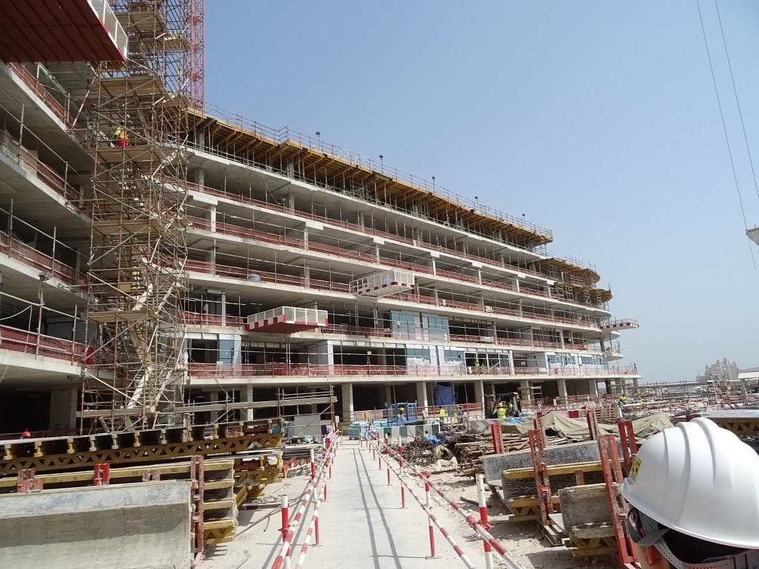 W Residences Dubai The Palm - Construction