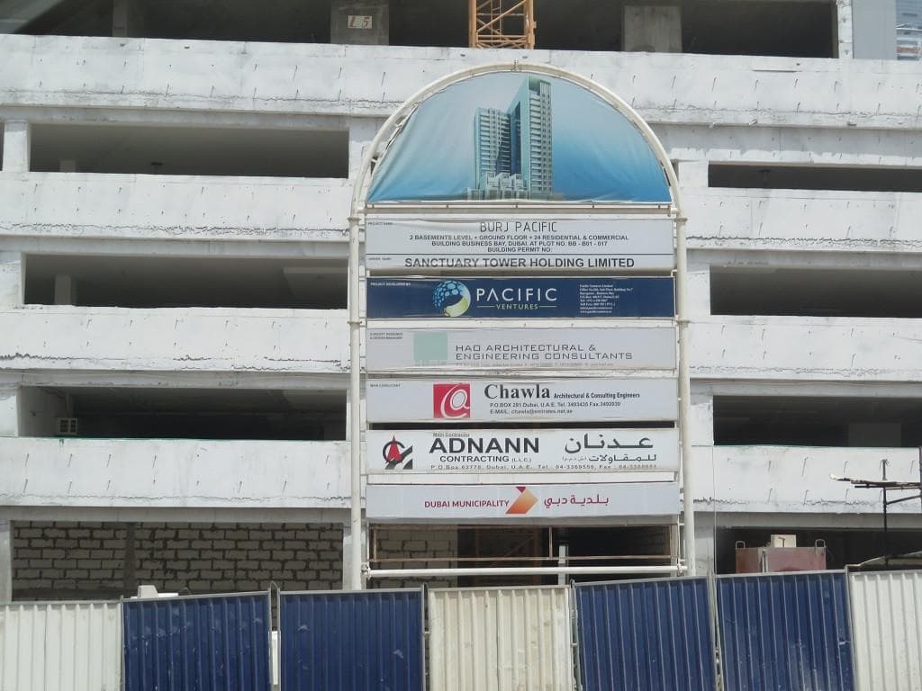 Burj Pacific - Construction