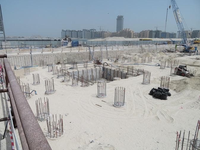 Grand Bleu Tower - Construction