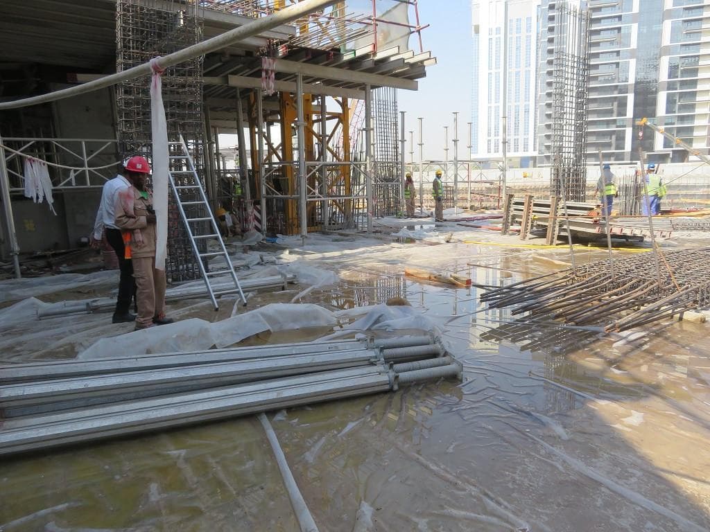 Bayz Tower - Construction