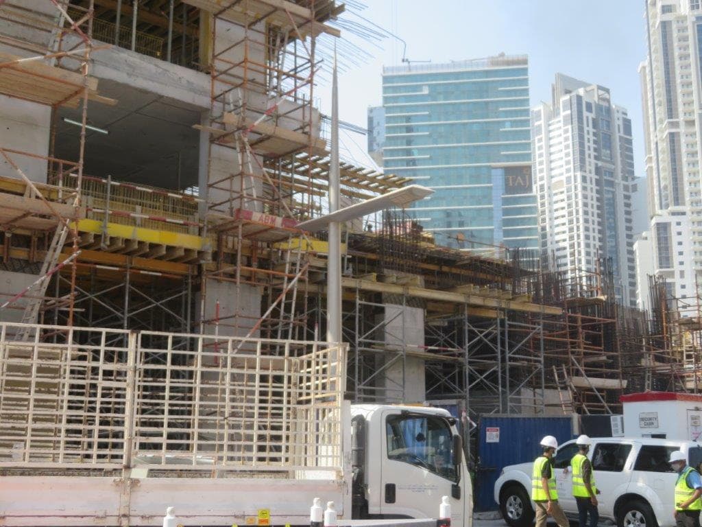 Burj Crown - Construction