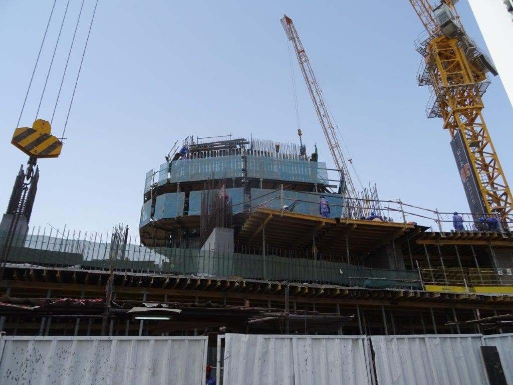 Nobles Tower - Construction