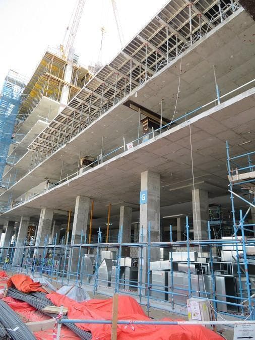 Grand Bleu Tower - Construction
