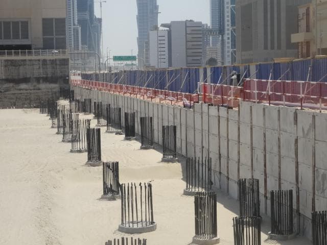 Burj Vista - Construction
