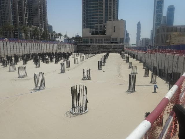 Burj Vista - Construction
