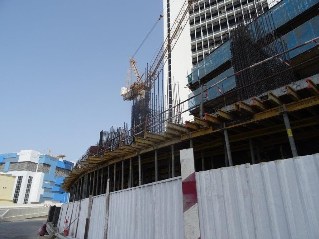 Nobles Tower - Construction