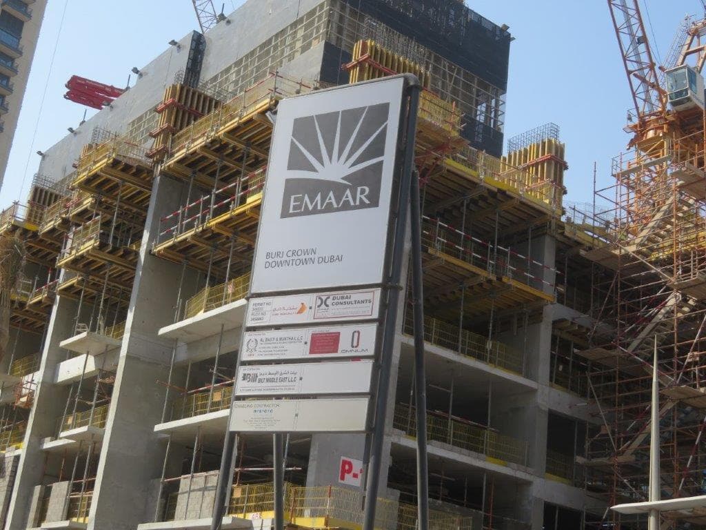 Burj Crown - Construction