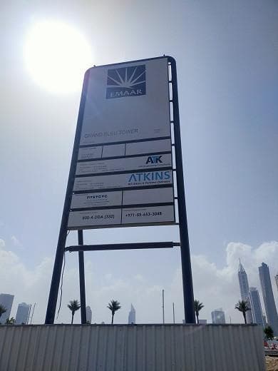 Grand Bleu Tower - Construction