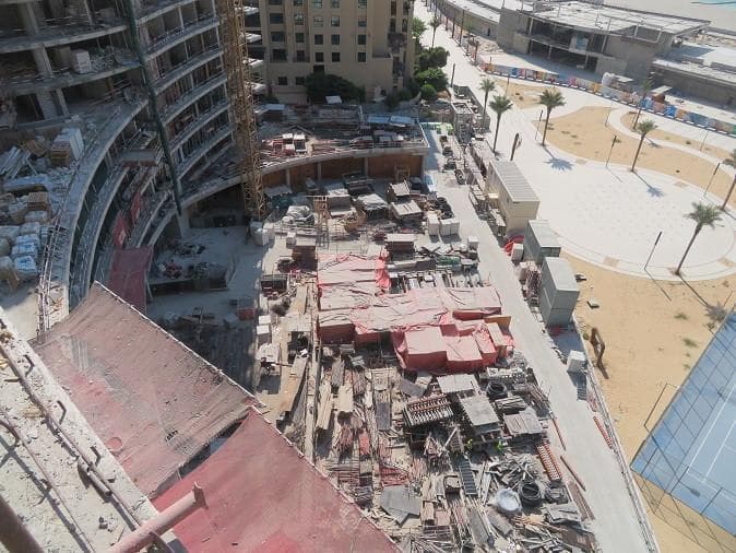 Seven Hotel And Apartments The Palm - Construction
