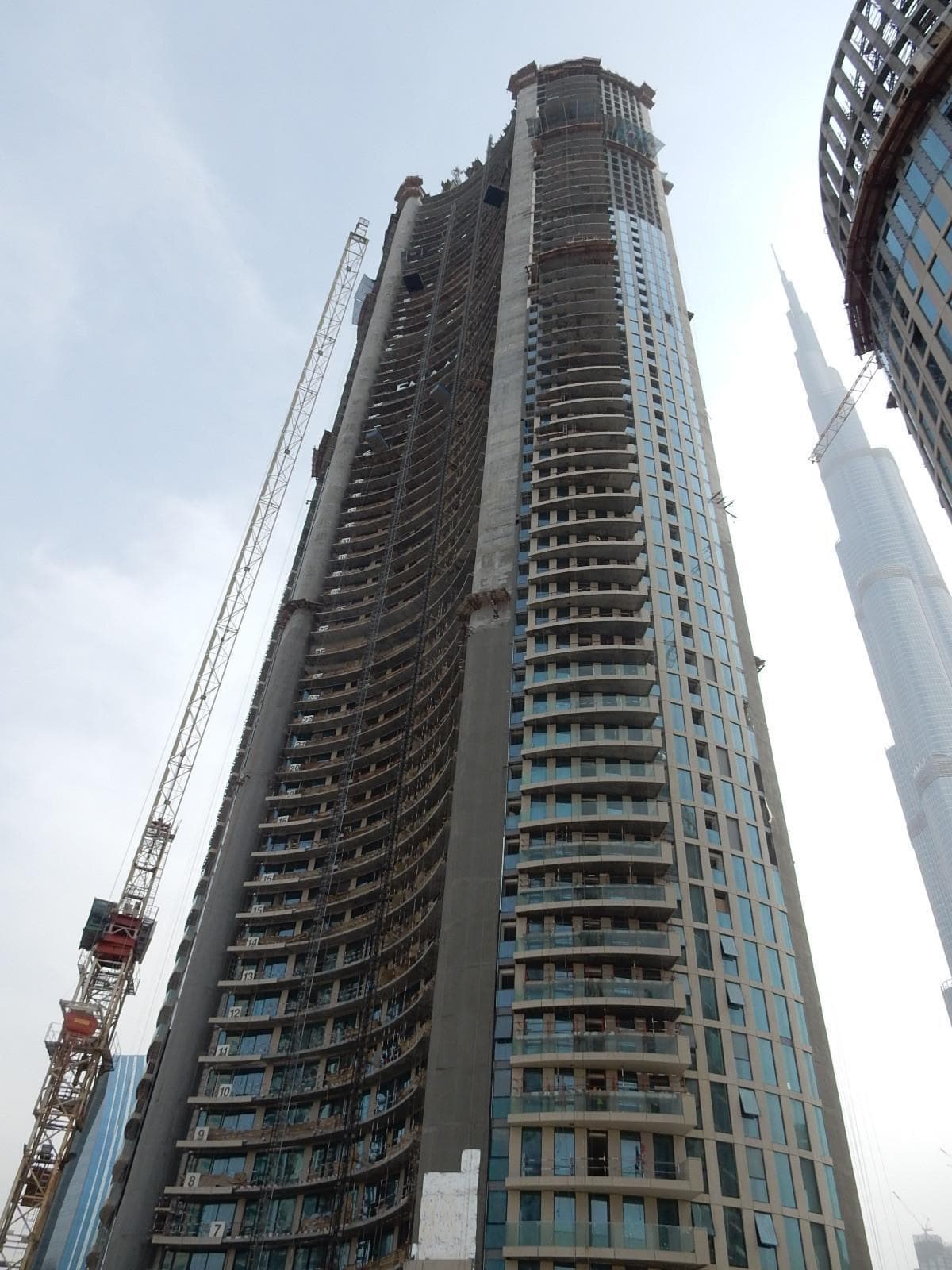 Burj Vista - Construction