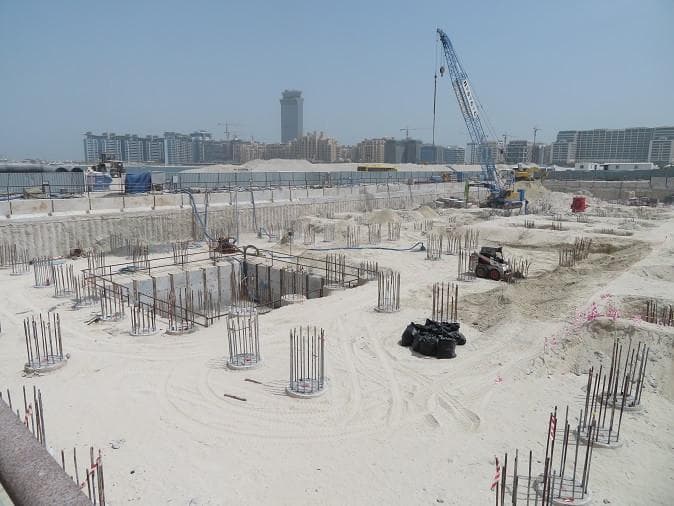 Grand Bleu Tower - Construction