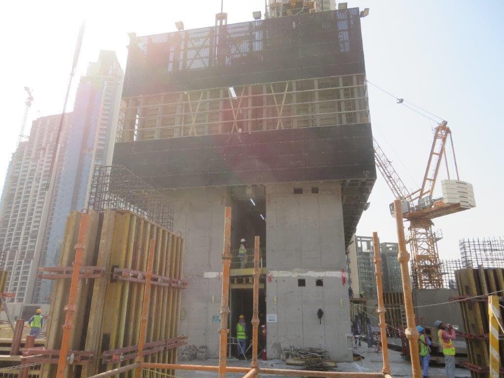 Burj Crown - Construction