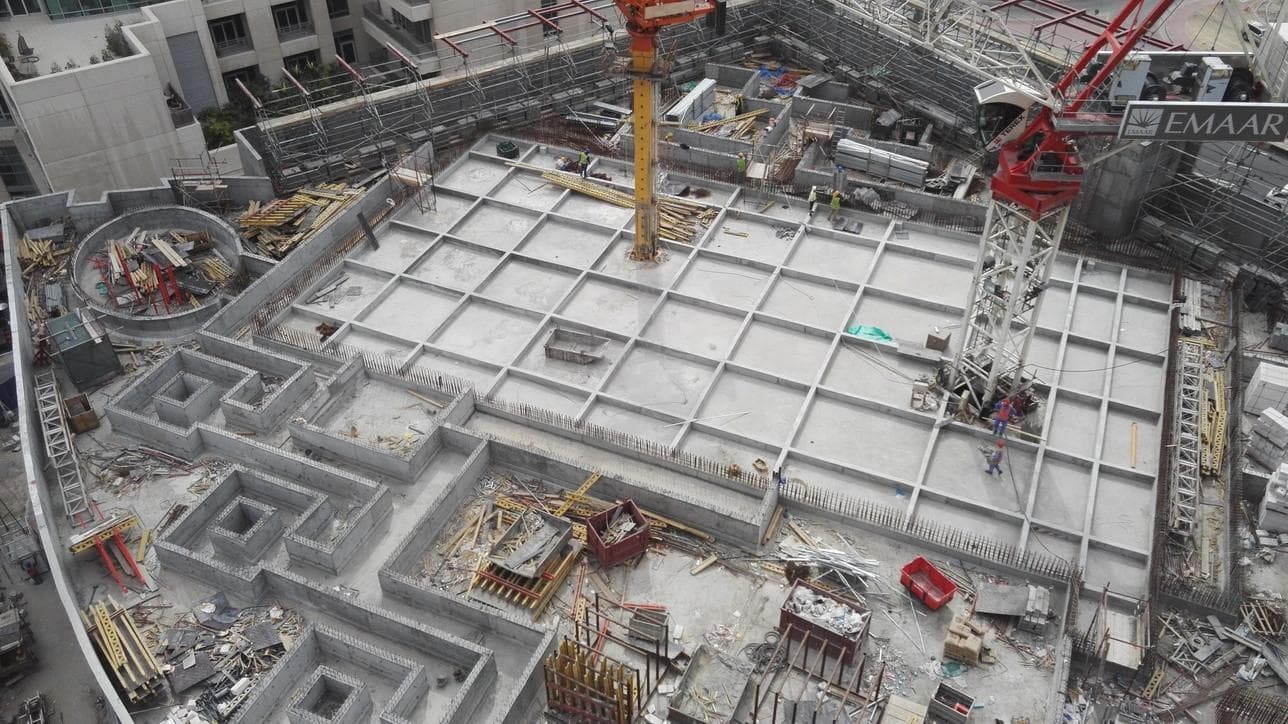 Burj Vista - Construction