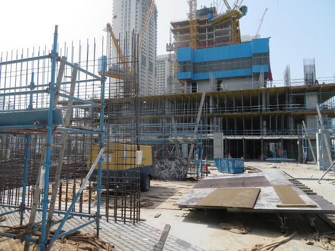 Grand Bleu Tower - Construction