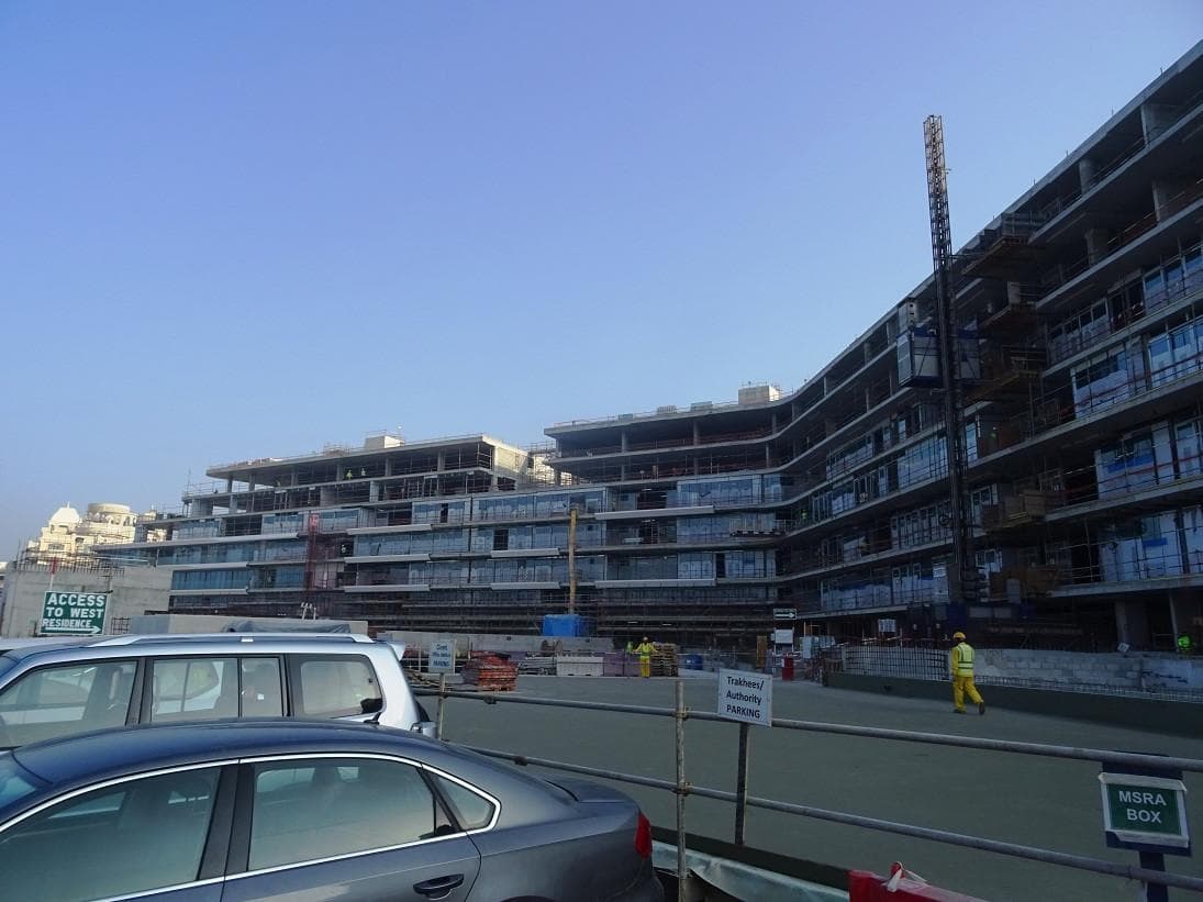 W Residences Dubai The Palm - Construction