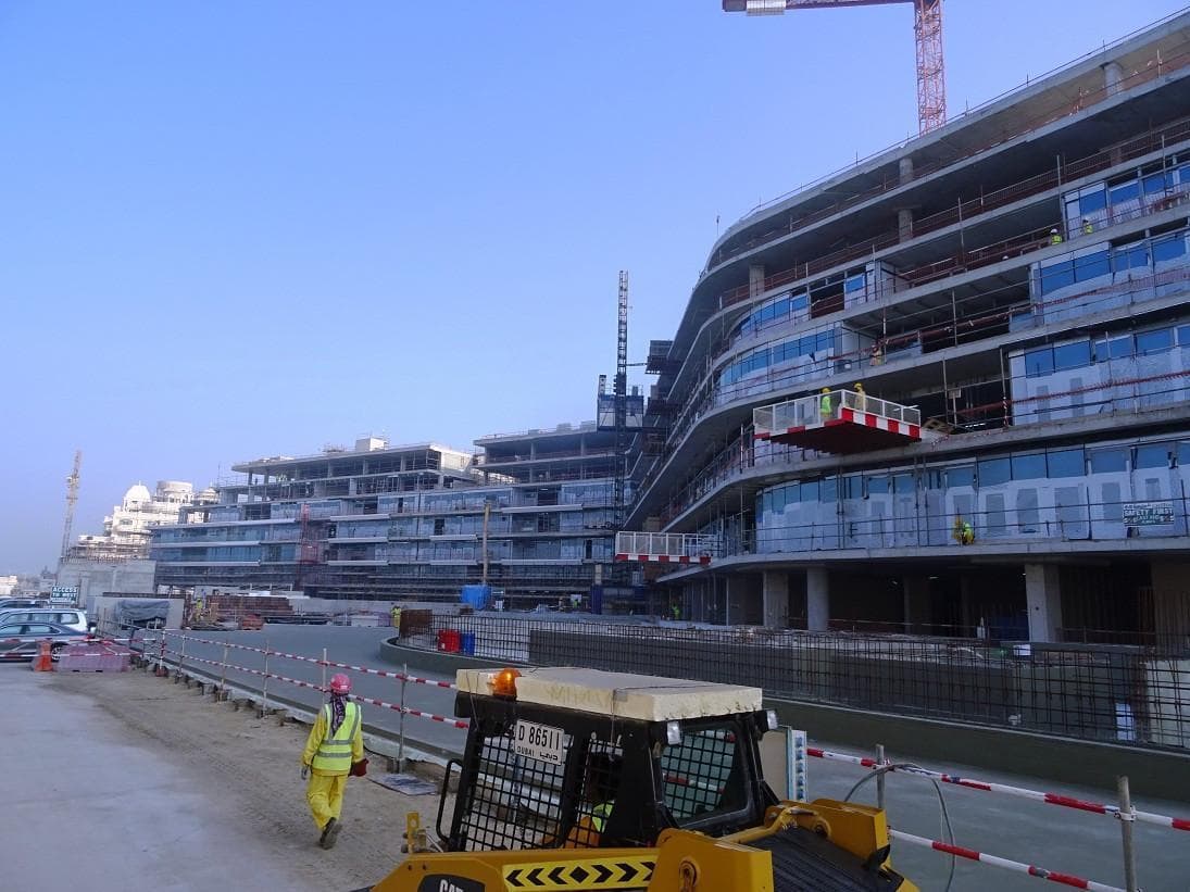 W Residences Dubai The Palm - Construction