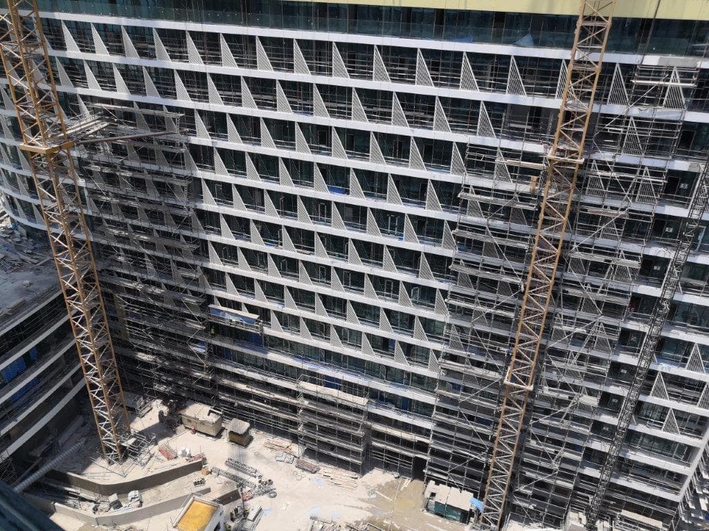 Seven Hotel And Apartments The Palm - Construction