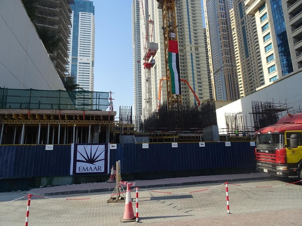 Marina Arcade - Construction