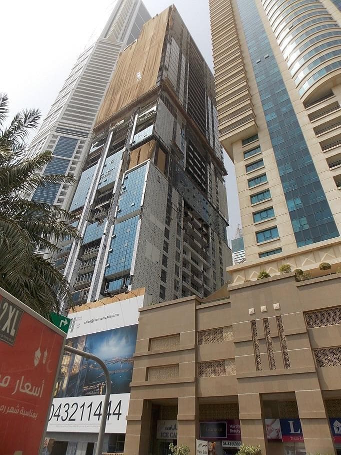 Marina Arcade - Construction