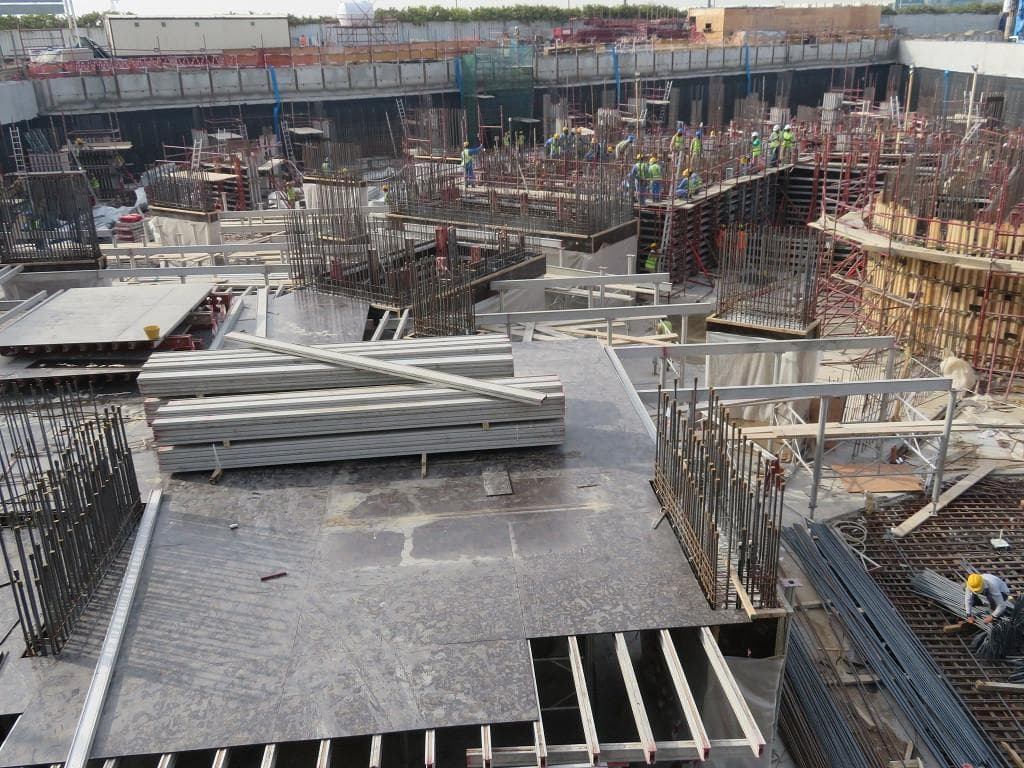 Bayz Tower - Construction