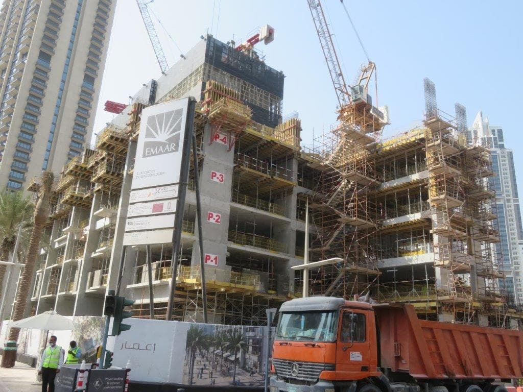 Burj Crown - Construction