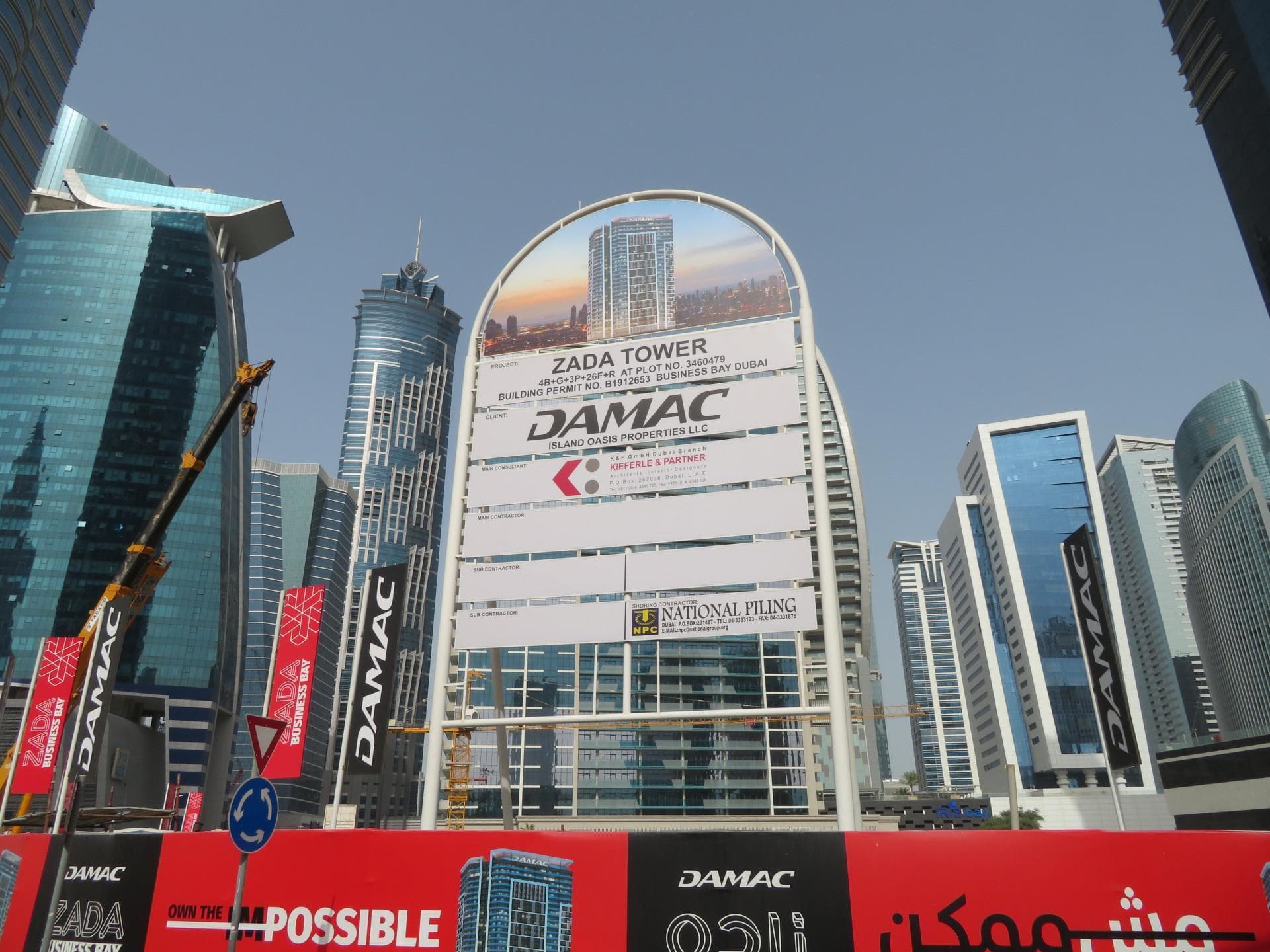 Zada Tower - Construction