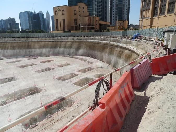 Burj Crown - Construction