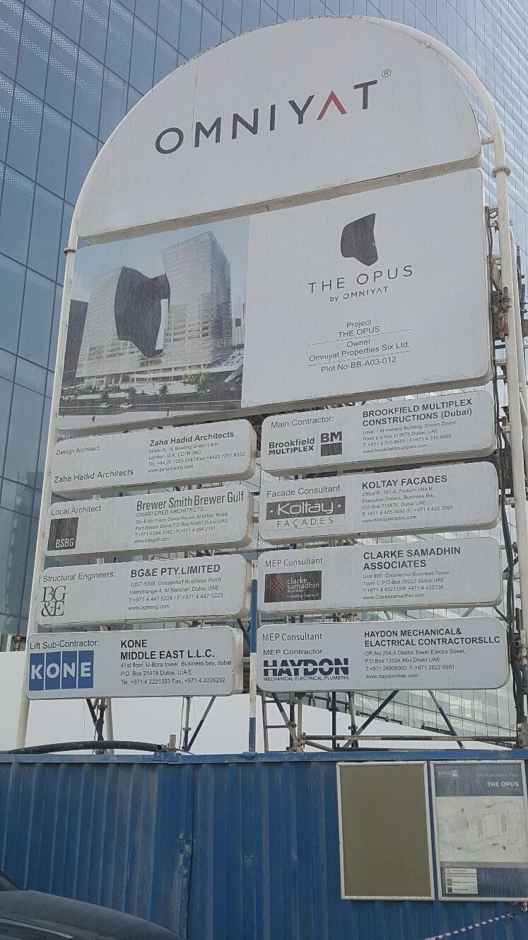 The Opus - Construction