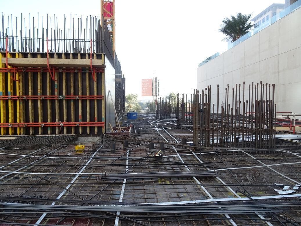 Marina Arcade - Construction