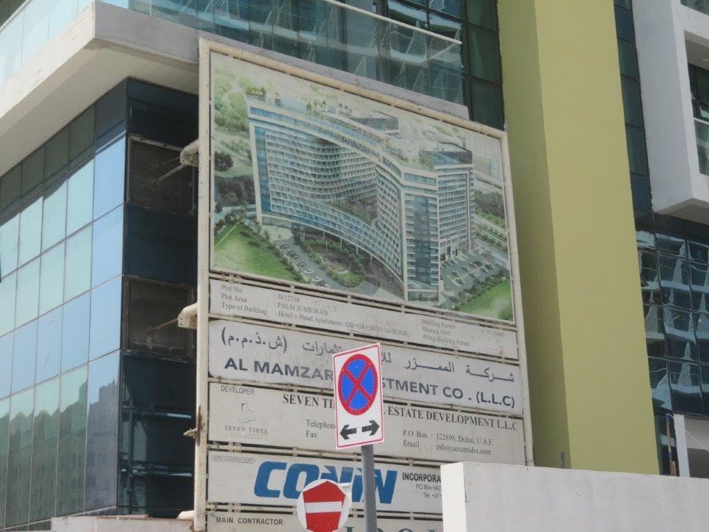 Seven Hotel And Apartments The Palm - Construction