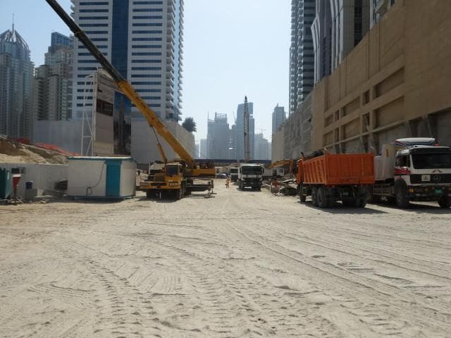 Marina Arcade - Construction