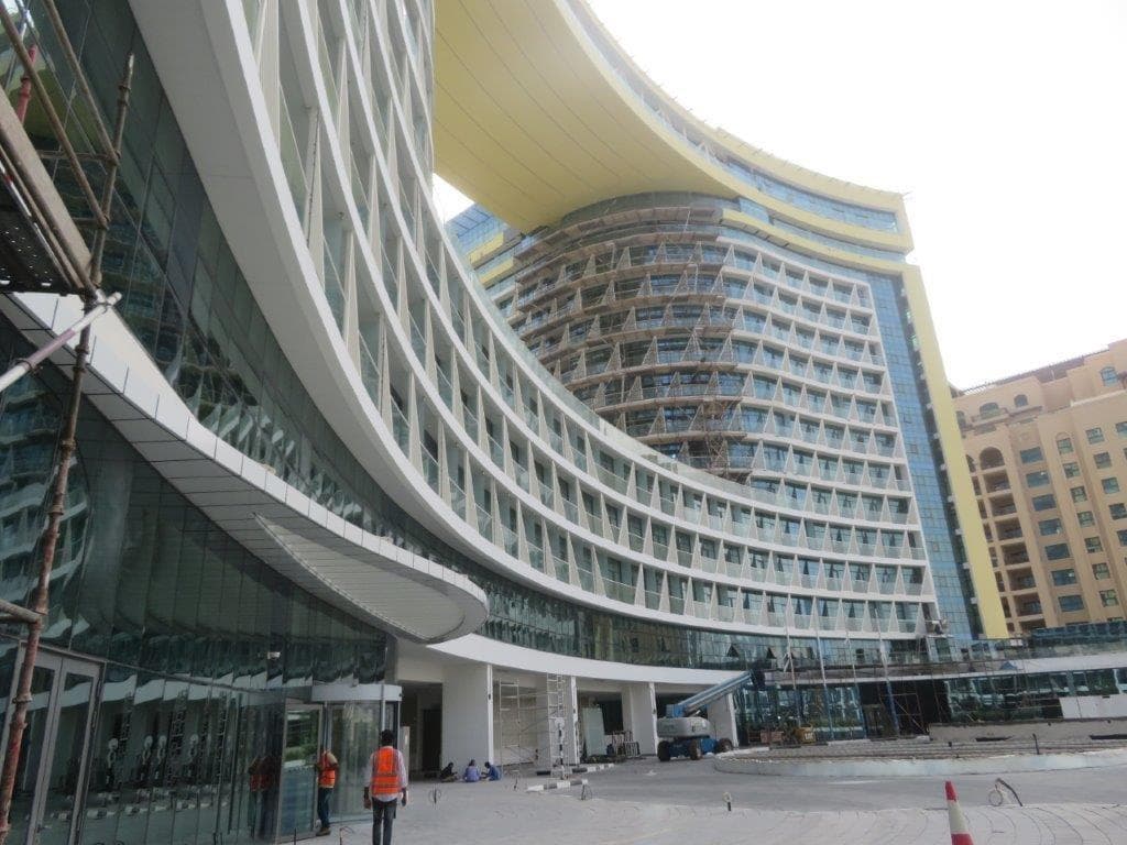 Seven Hotel And Apartments The Palm - Construction