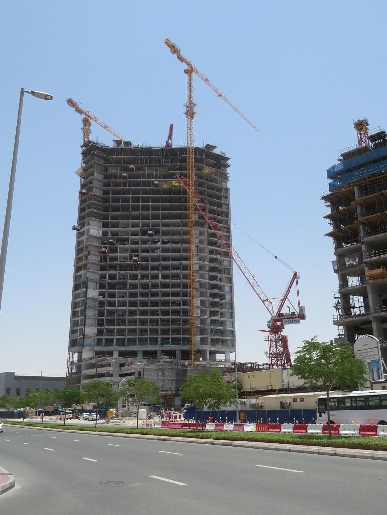 Bayz Tower - Construction