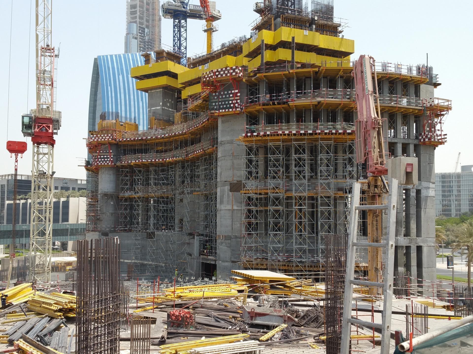 Burj Vista - Construction