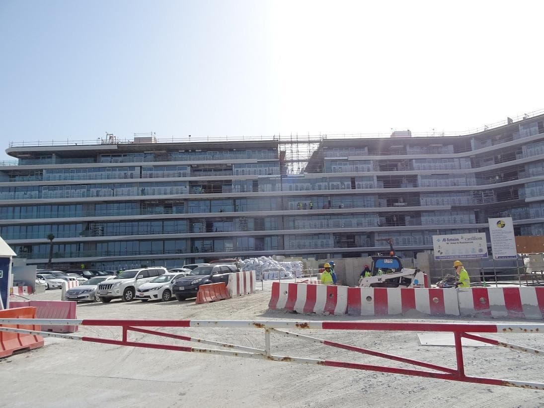 W Residences Dubai The Palm - Construction