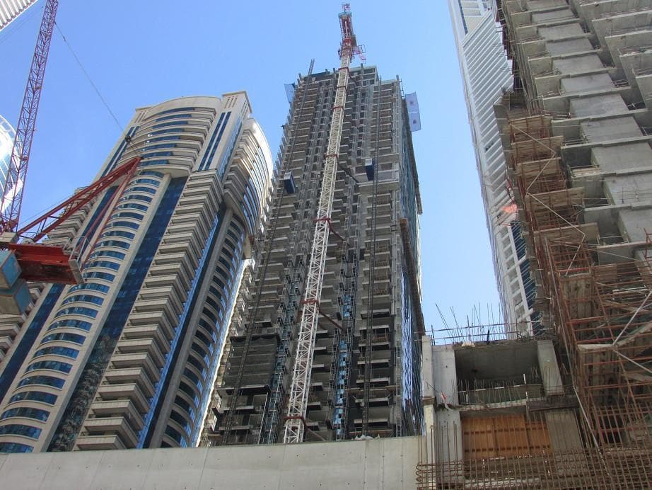 Marina Arcade - Construction