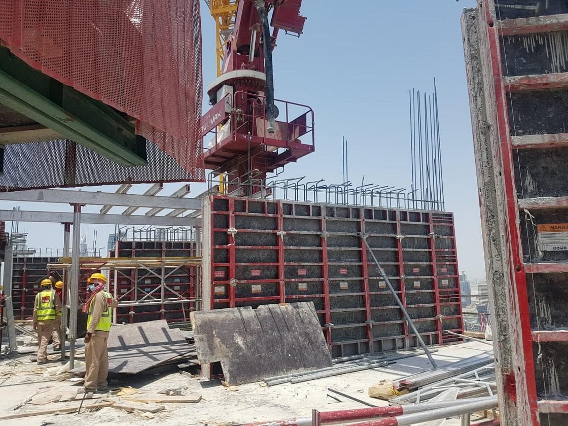 Bayz Tower - Construction