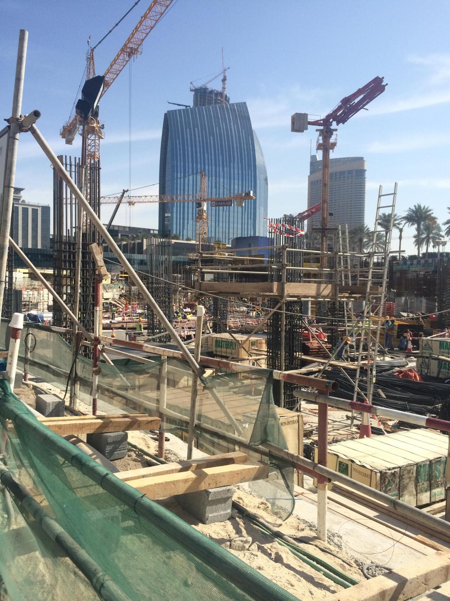 Burj Vista - Construction