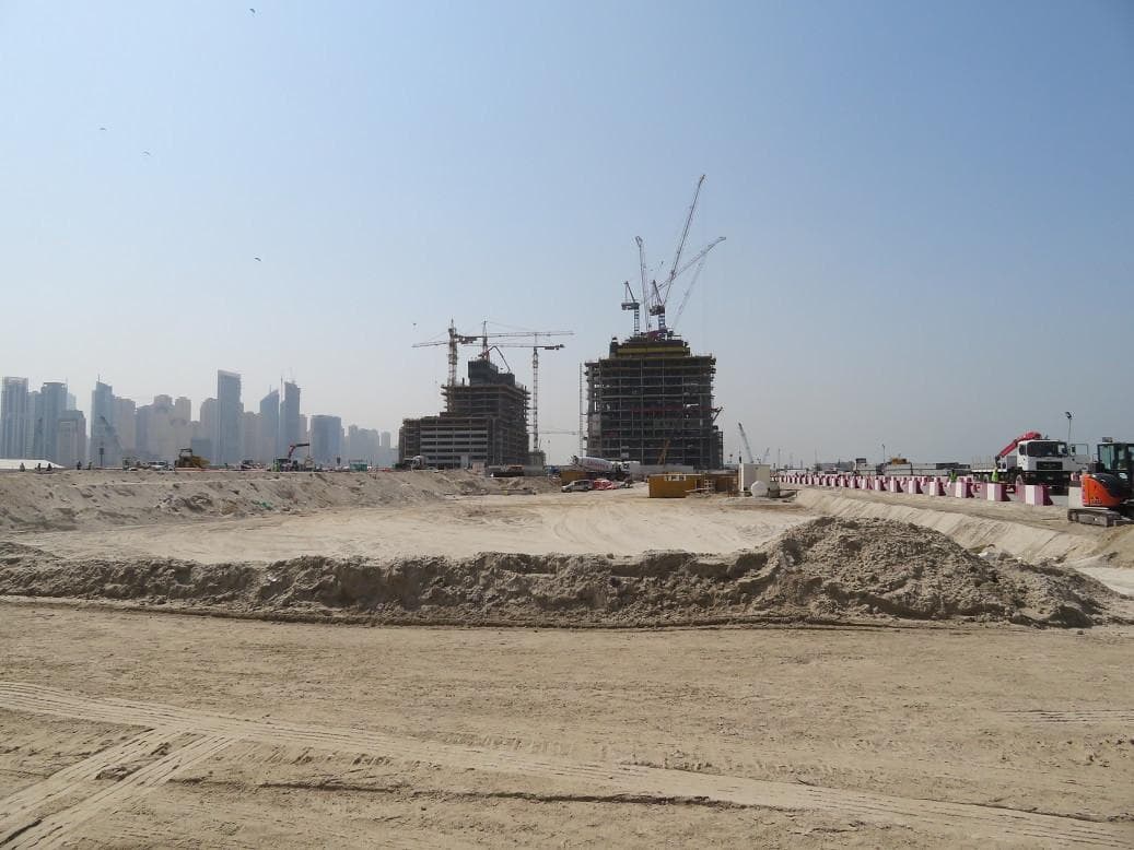 Grand Bleu Tower - Construction