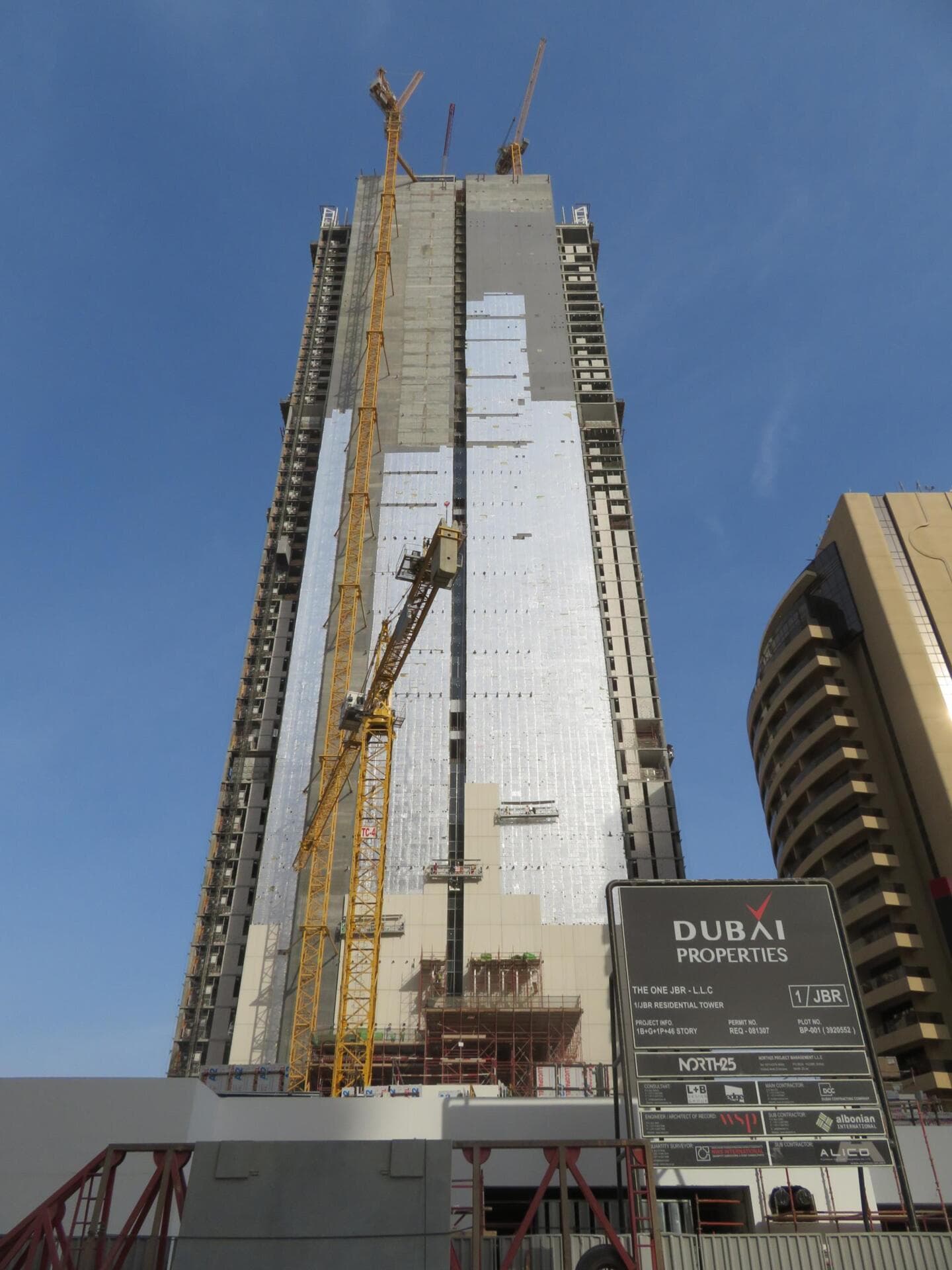 The One Jbr - Construction