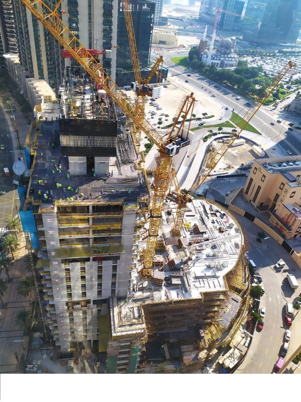 Burj Crown - Construction
