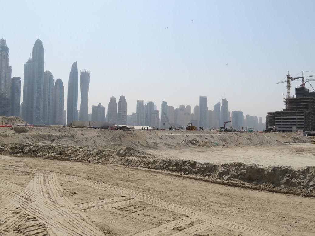 Grand Bleu Tower - Construction
