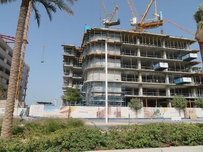 Grand Bleu Tower - Construction