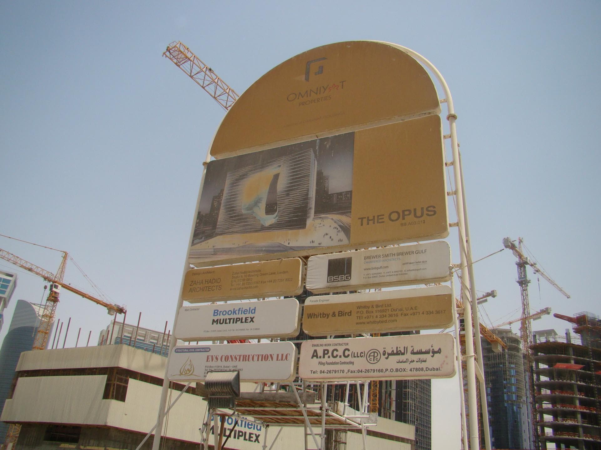 The Opus - Construction