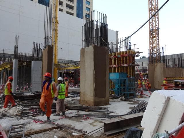 Marina Arcade - Construction