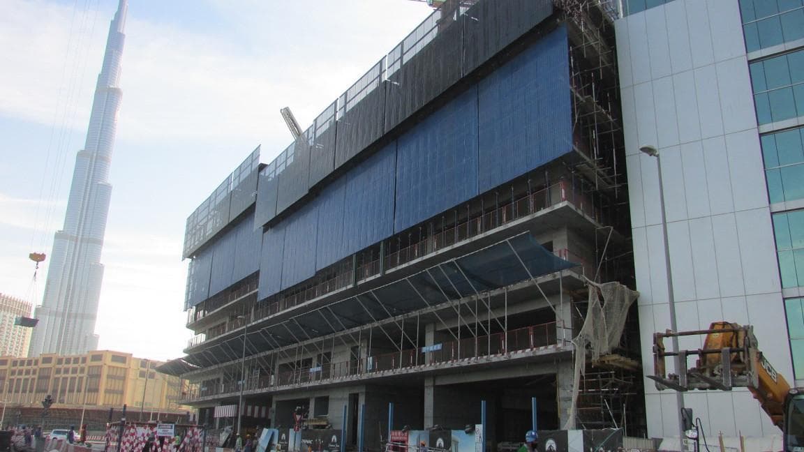 Paramount Tower Hotel & Residences - Construction