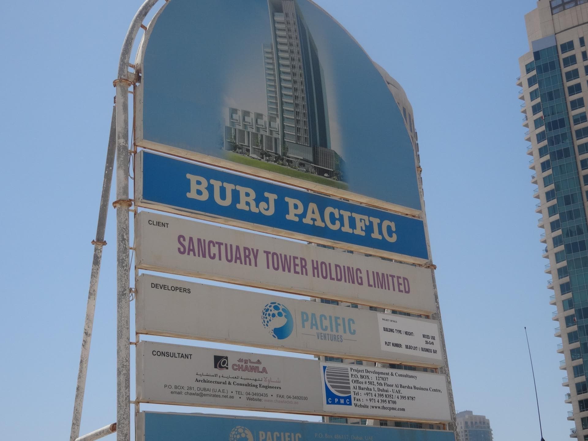 Burj Pacific - Construction