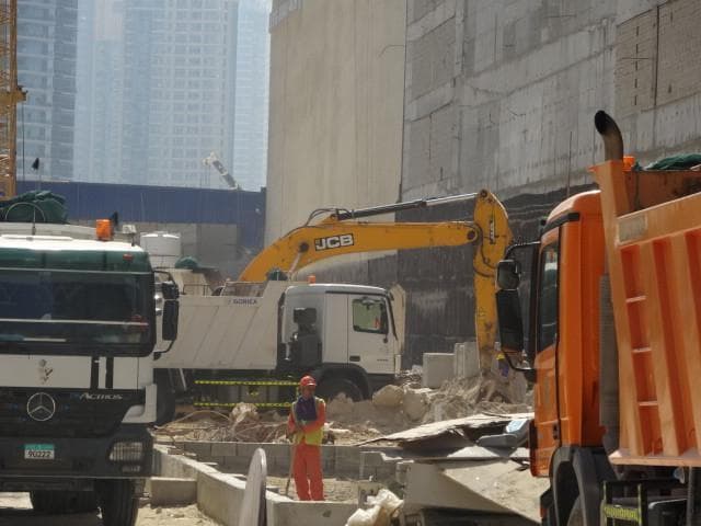 Marina Arcade - Construction