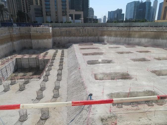 Burj Crown - Construction