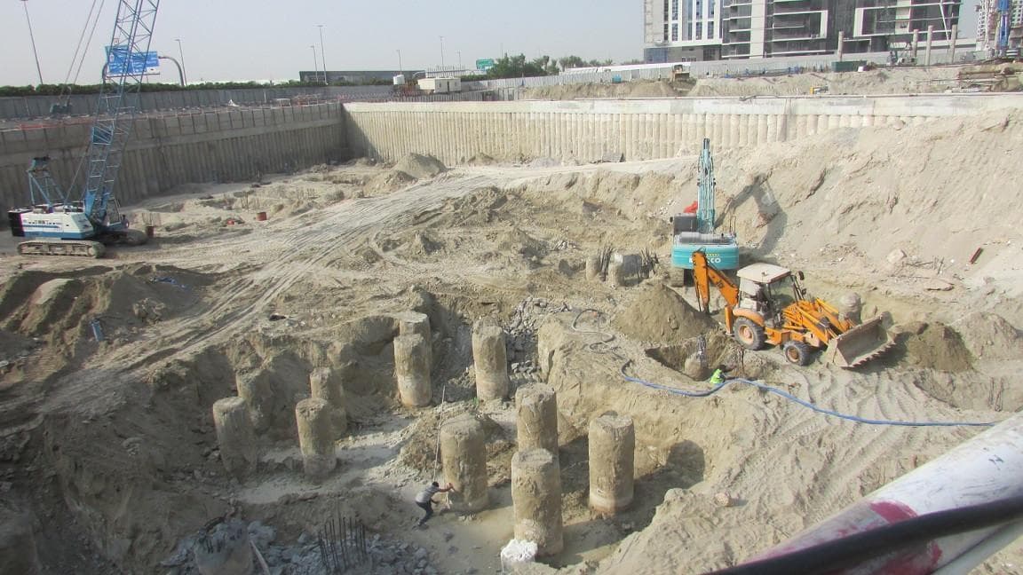 Bayz Tower - Construction